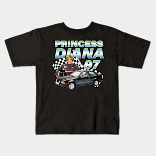 Princess Diana Racing Kids T-Shirt